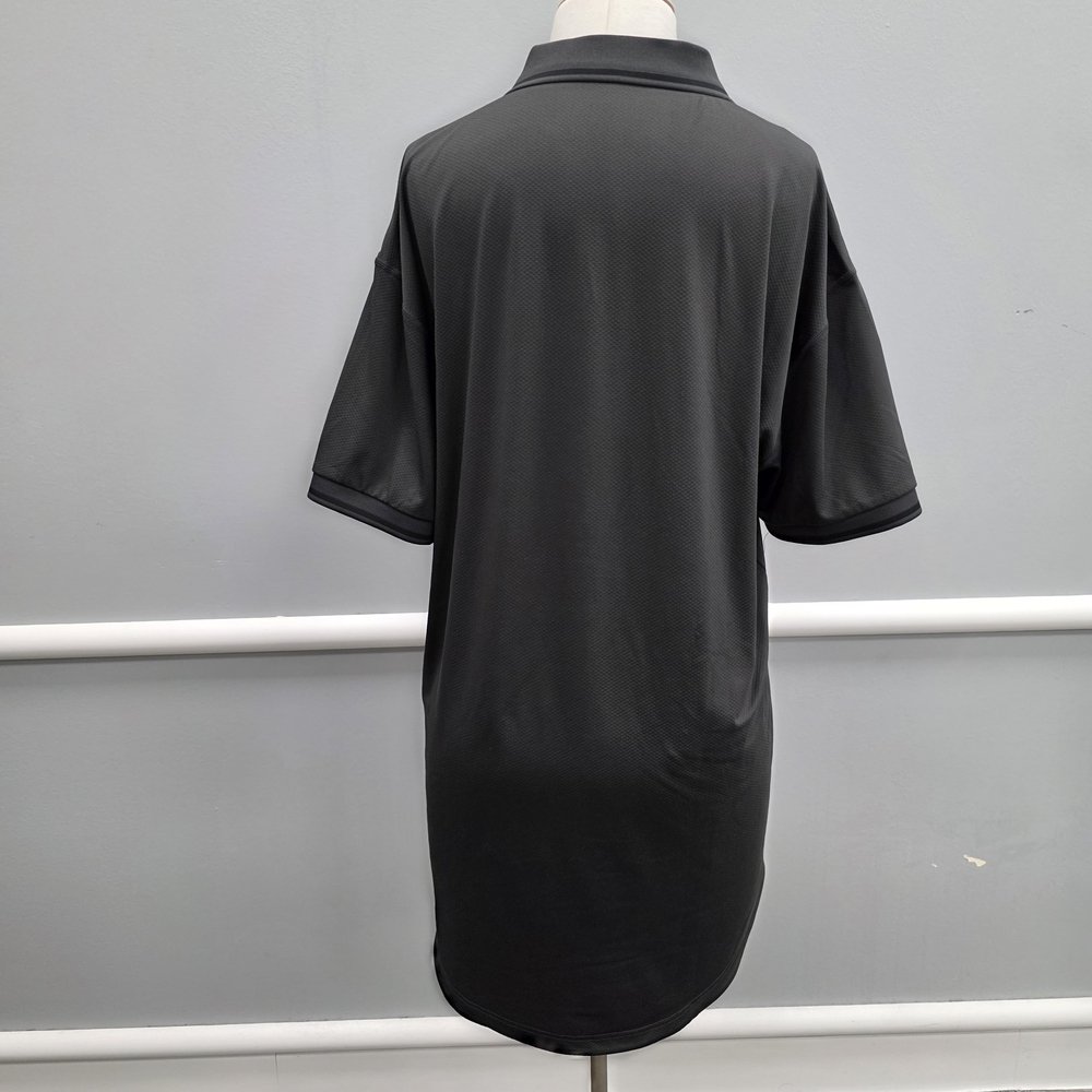 BYLT Basics Ringer Performance Black Polo Shirt - Picture 5 of 9